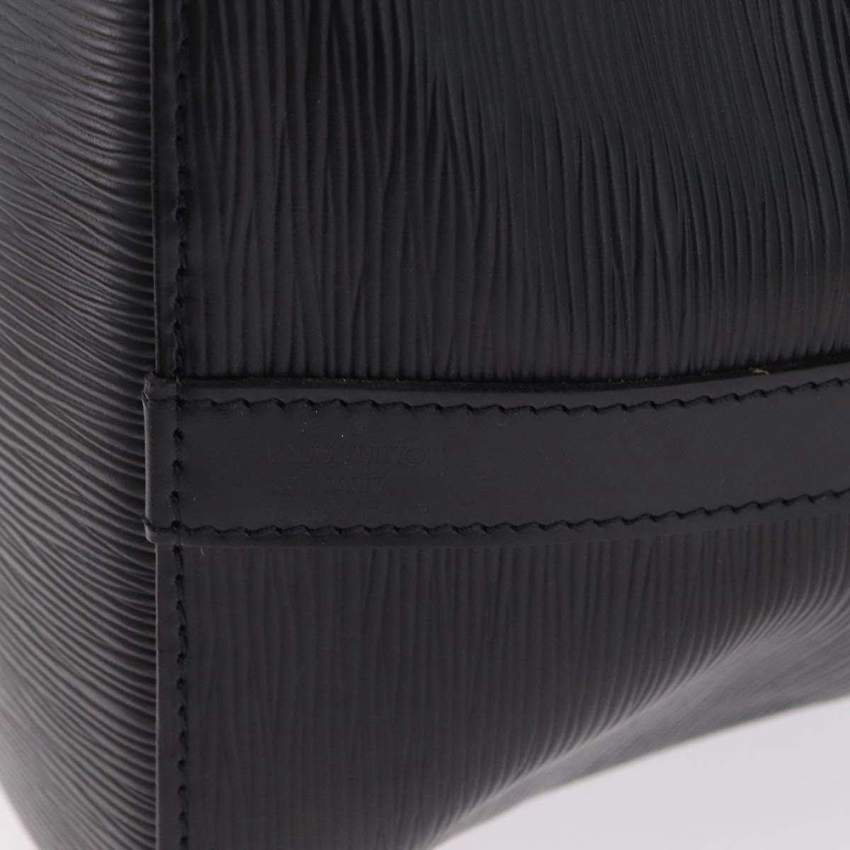 LOUIS VUITTON Epi Petit Noe Shoulder Bag Black M44102 LV Auth 200846