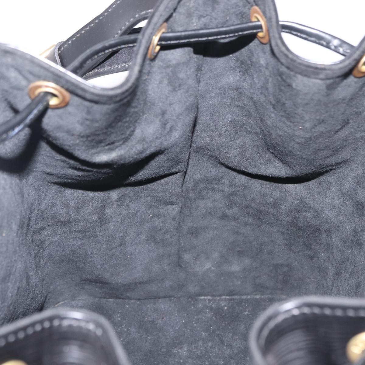 LOUIS VUITTON Epi Petit Noe Shoulder Bag Black M44102 LV Auth 200846