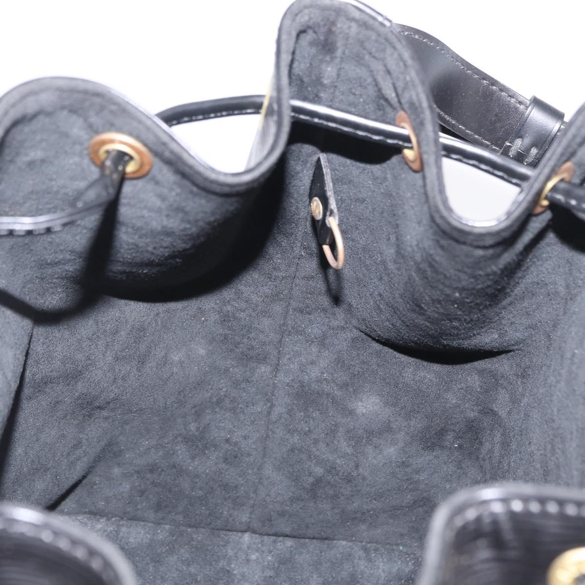 LOUIS VUITTON Epi Petit Noe Shoulder Bag Black M44102 LV Auth 200846