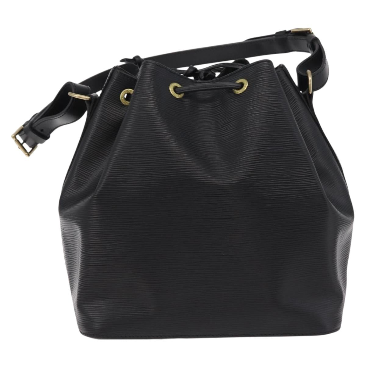 LOUIS VUITTON Epi Petit Noe Shoulder Bag Black M44102 LV Auth 200846