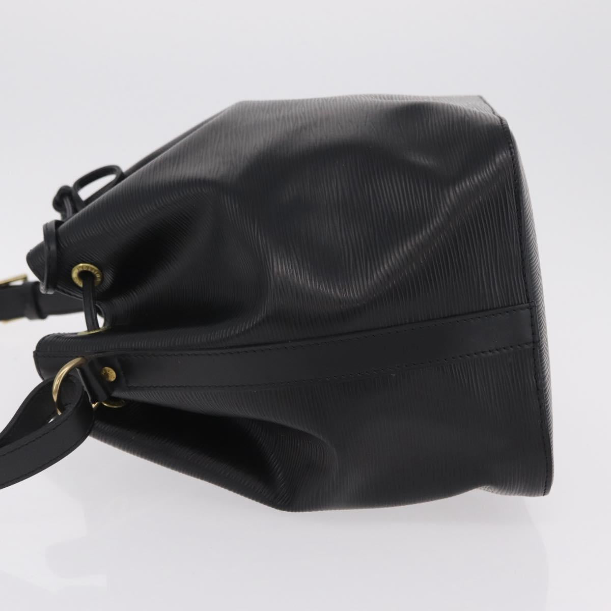 LOUIS VUITTON Epi Petit Noe Shoulder Bag Black M44102 LV Auth 200846