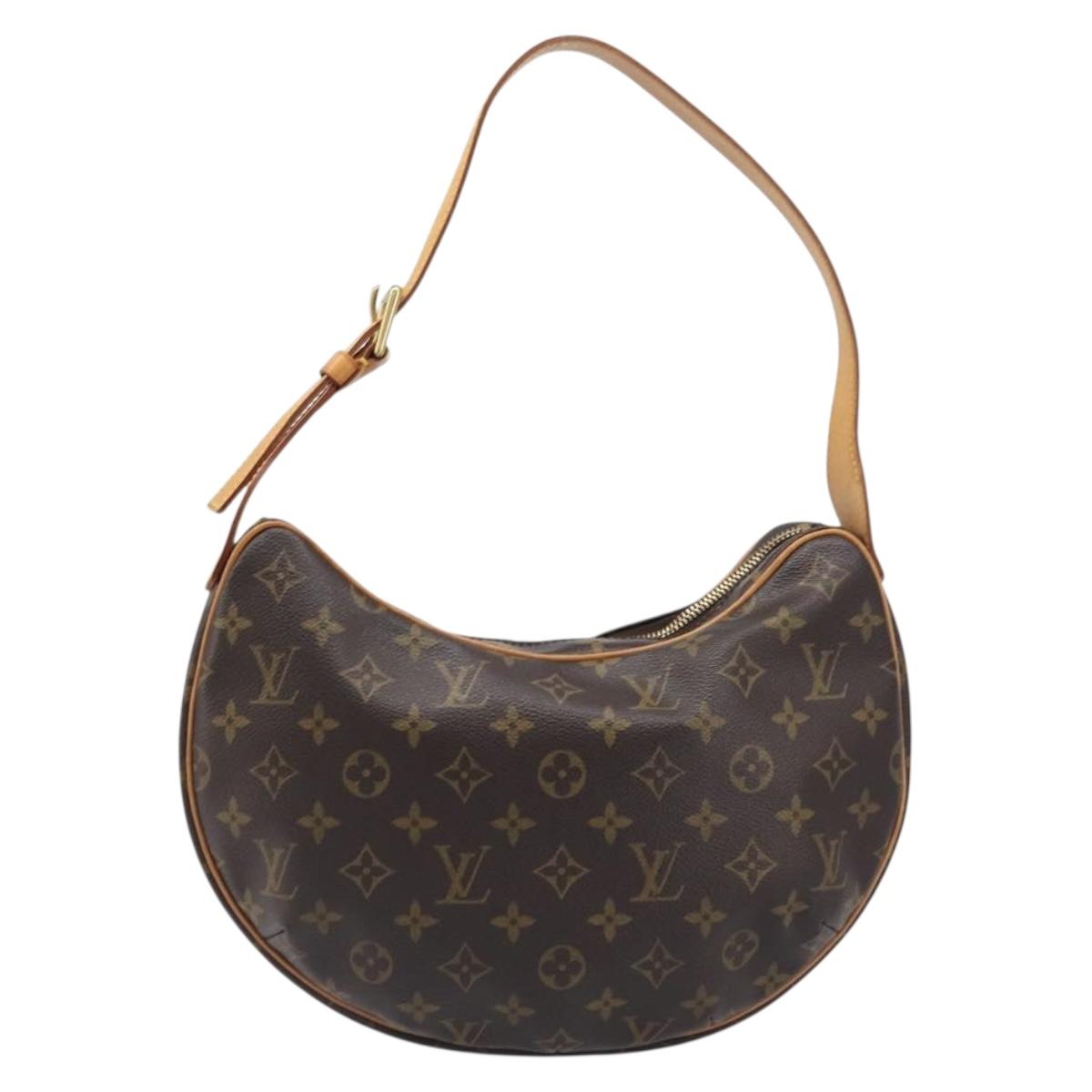 LOUIS VUITTON Monogram Croissant MM Shoulder Bag M51512 LV Auth 200848V
