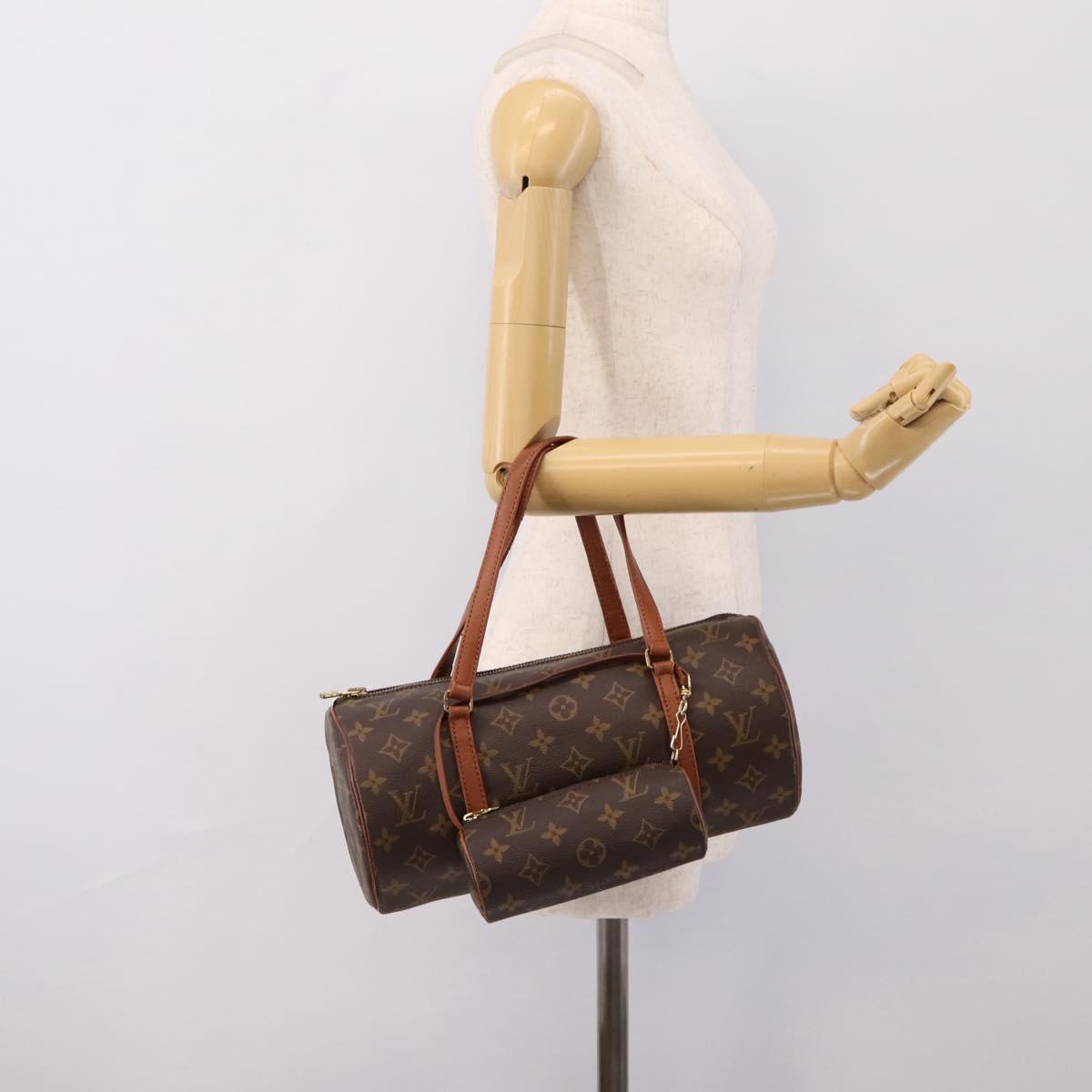 LOUIS VUITTON Monogram Papillon 30 Hand Bag Vintage M51365 LV Auth 200850V