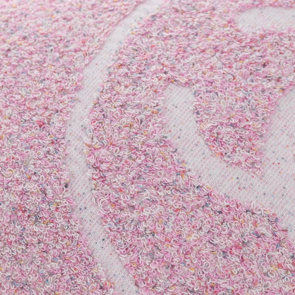 CHANEL Big Coco Beach Bag Towel Set Pile Pink CC Auth 200851SAM