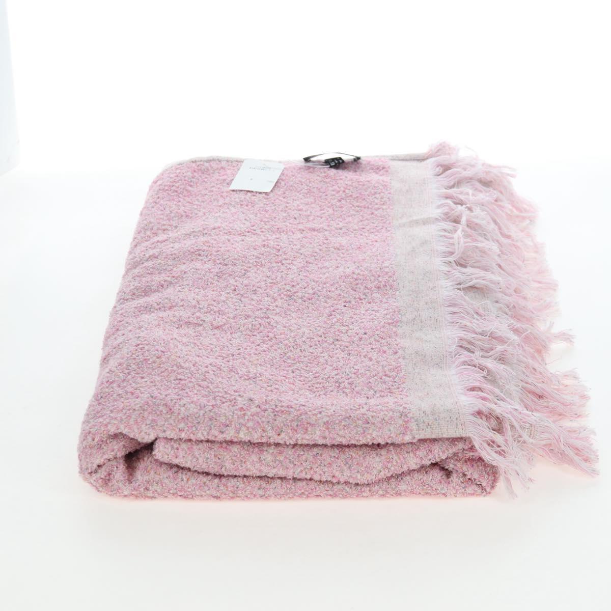 CHANEL Big Coco Beach Bag Towel Set Pile Pink CC Auth 200851SAM