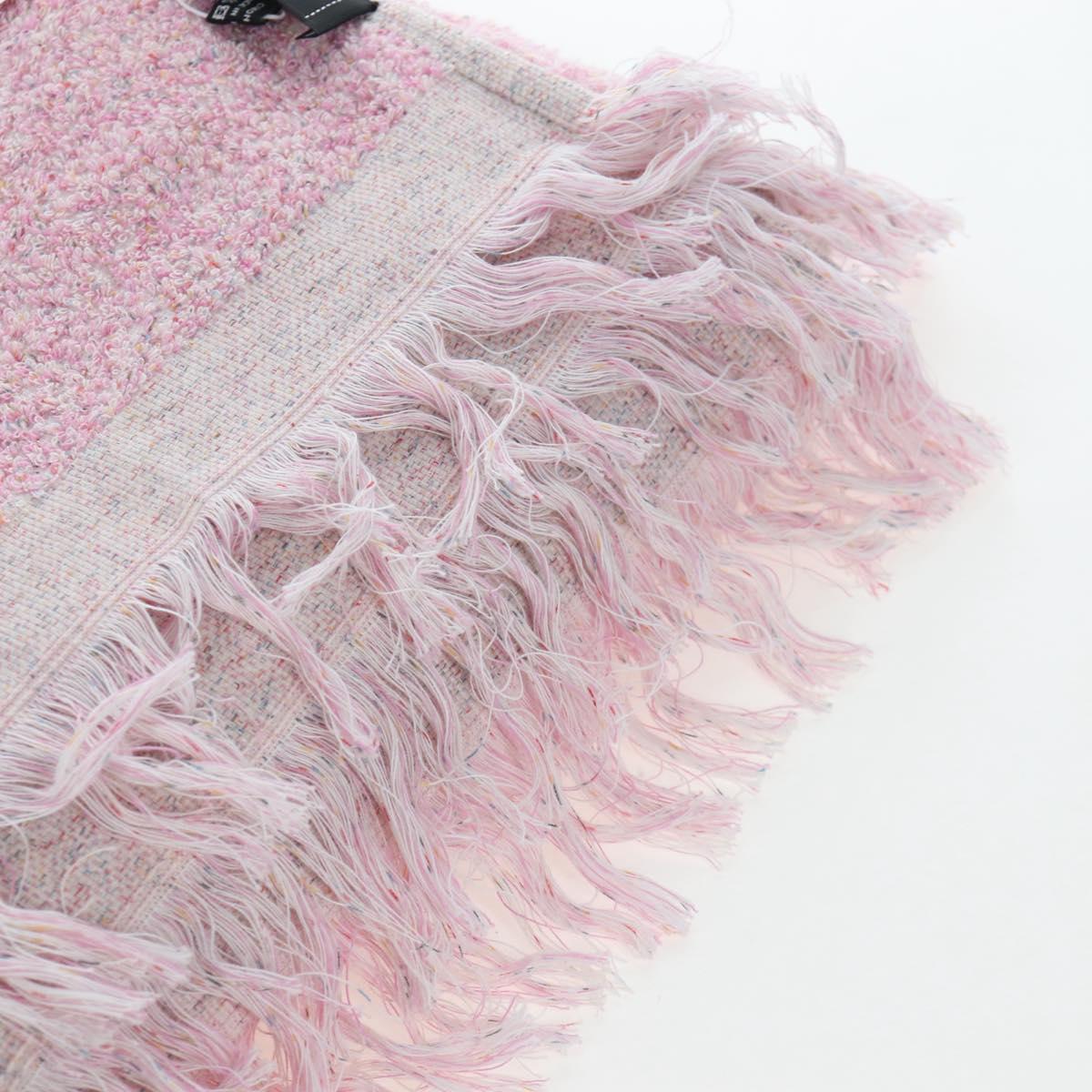 CHANEL Big Coco Beach Bag Towel Set Pile Pink CC Auth 200851SAM