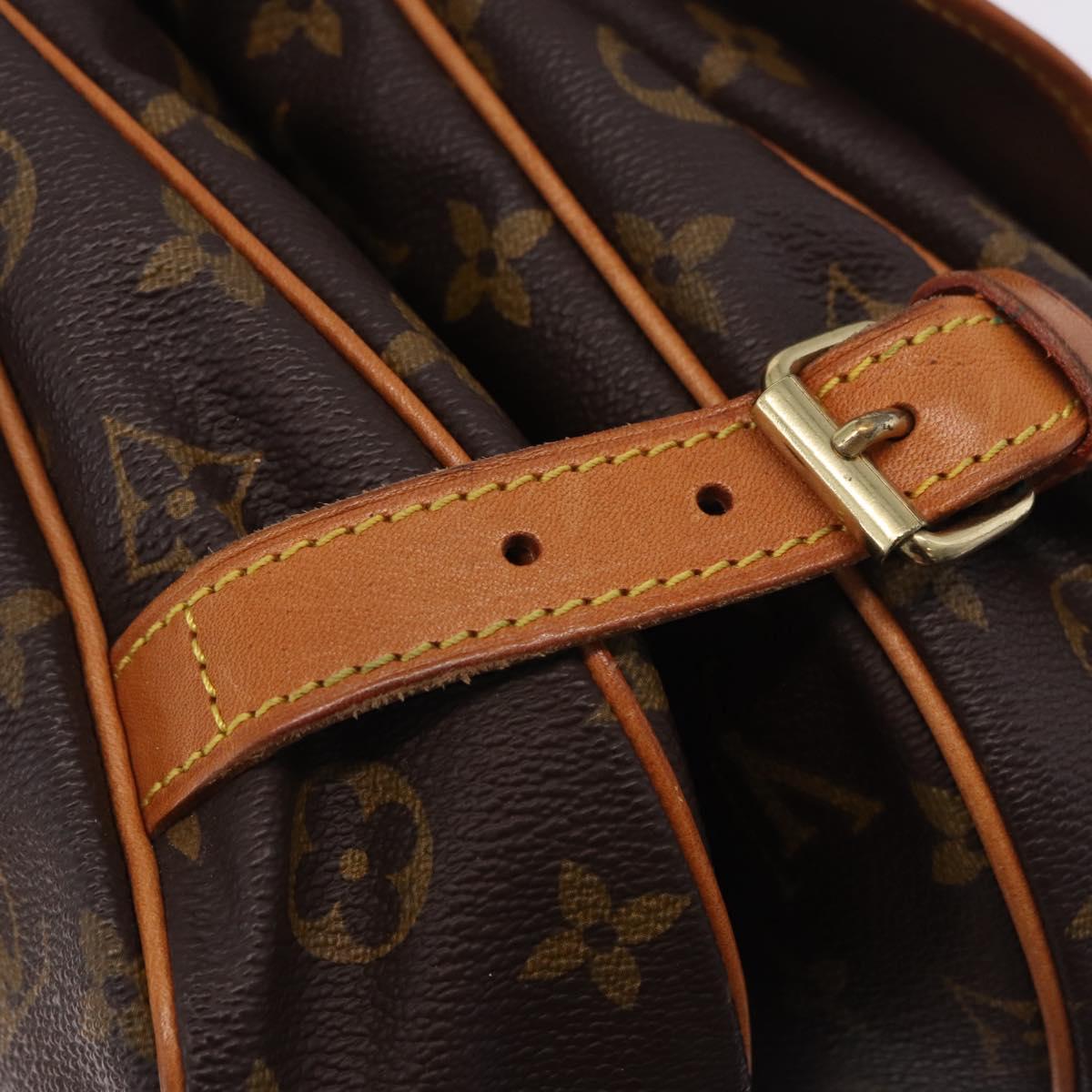 LOUIS VUITTON Monogram Saumur 30 Shoulder Bag M42256 LV Auth 200894V