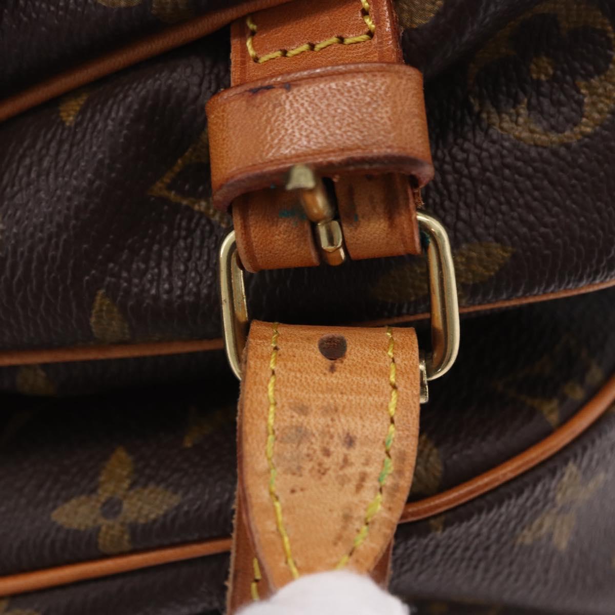 LOUIS VUITTON Monogram Saumur 30 Shoulder Bag M42256 LV Auth 200894V