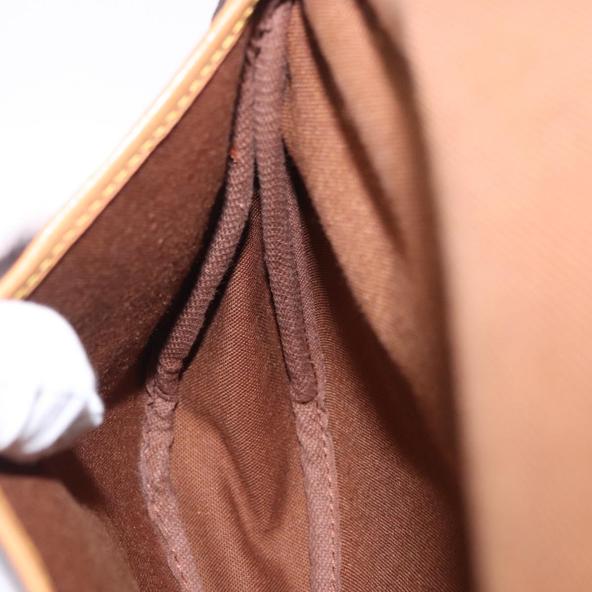 LOUIS VUITTON Monogram Saumur 30 Shoulder Bag M42256 LV Auth 200894V