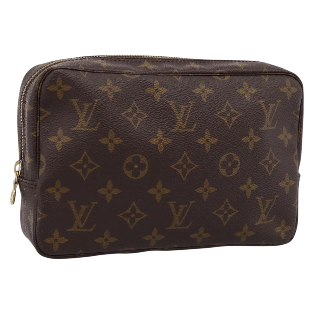 LOUIS VUITTON Monogram Trousse Toilette 23 Clutch Bag M47524 LV Auth 200895