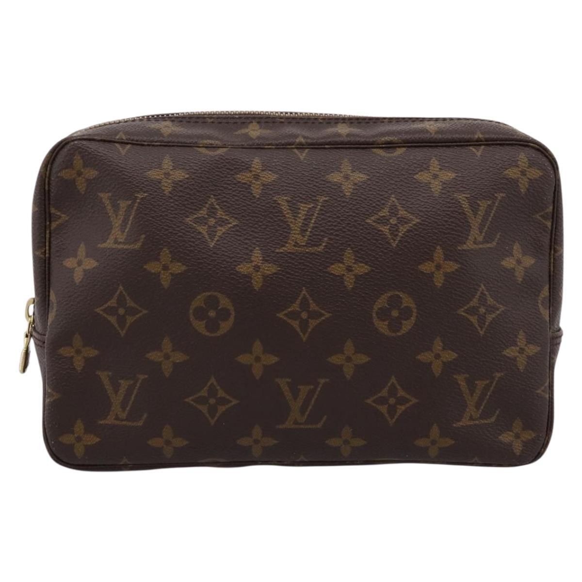 LOUIS VUITTON Monogram Trousse Toilette 23 Clutch Bag M47524 LV Auth 200895