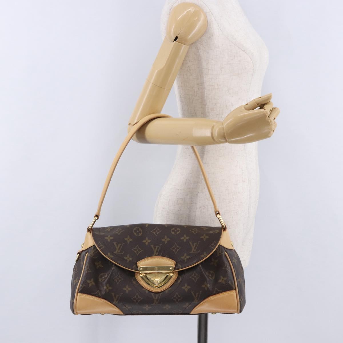 LOUIS VUITTON Monogram Beverly MM Shoulder Bag M40121 LV Auth 200905SAV