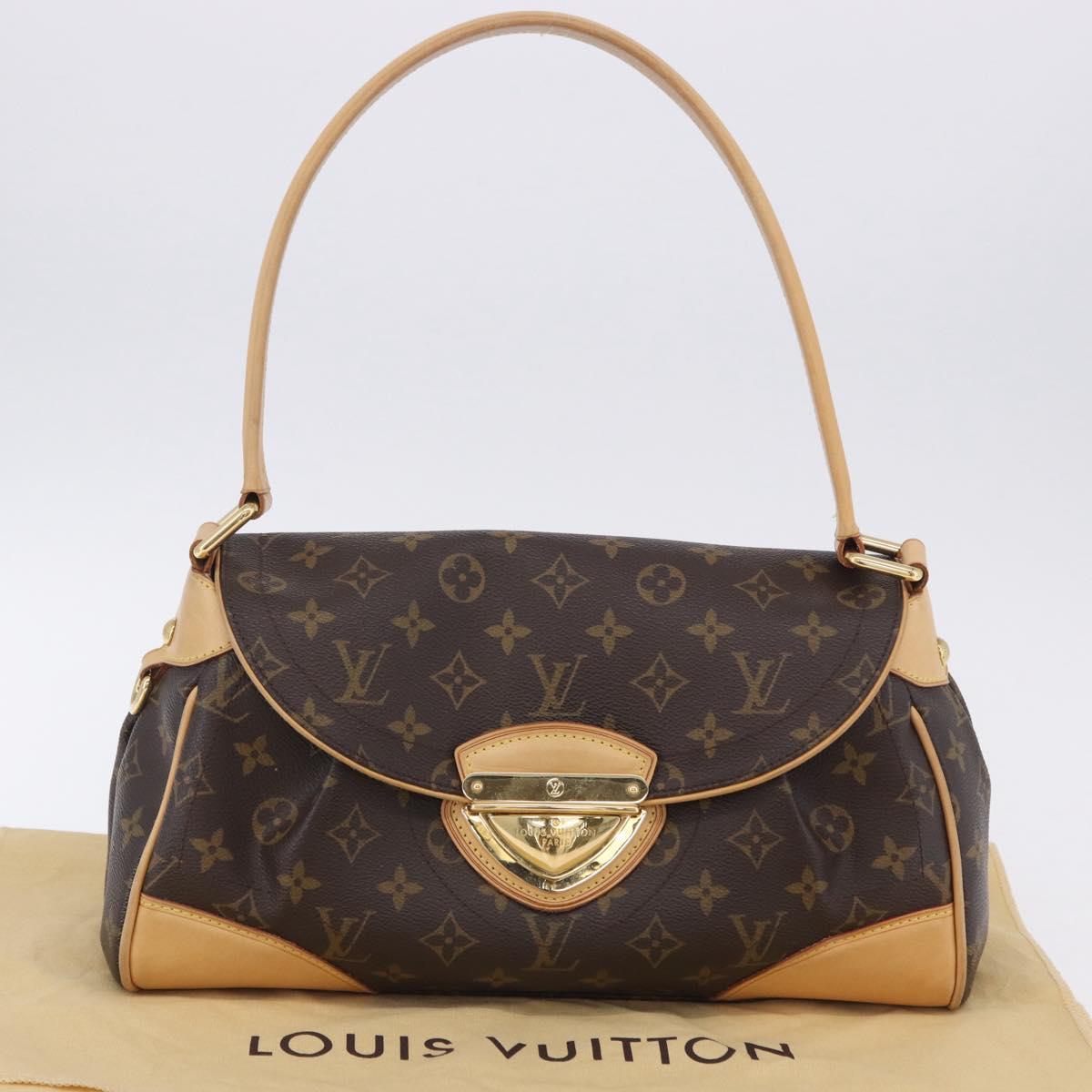 LOUIS VUITTON Monogram Beverly MM Shoulder Bag M40121 LV Auth 200905SAV