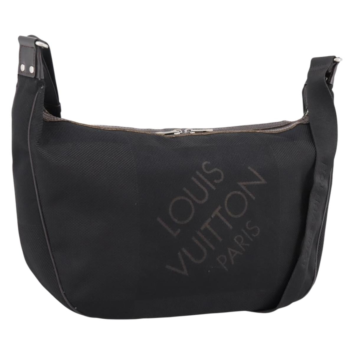 LOUIS VUITTON Damier Geant Explorateur Shoulder Bag Black M93616 LV Auth 200910A