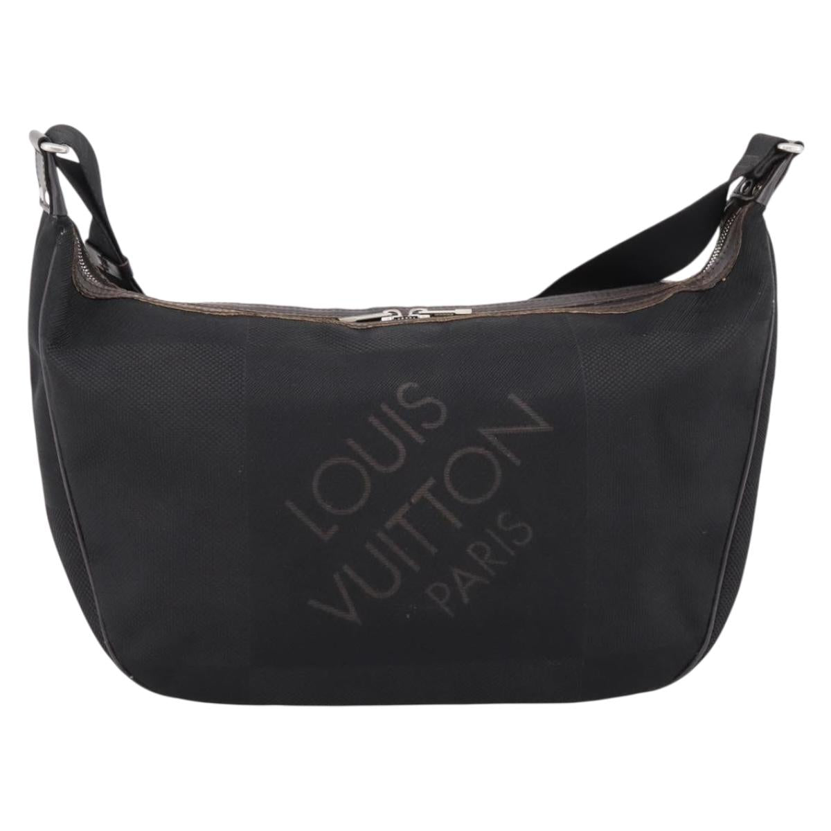LOUIS VUITTON Damier Geant Explorateur Shoulder Bag Black M93616 LV Auth 200910A