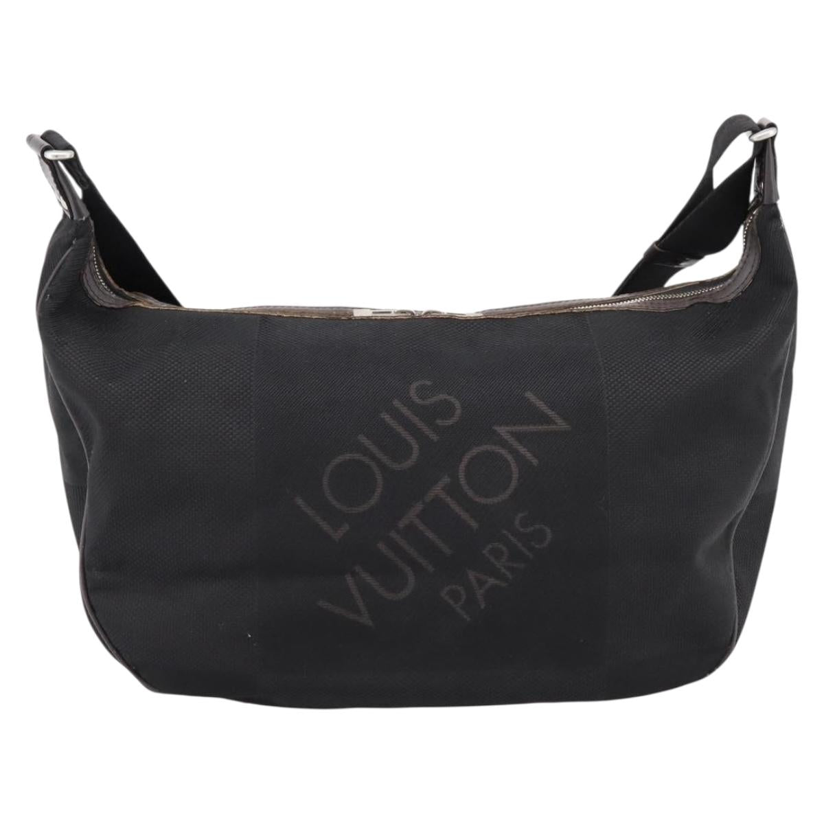 LOUIS VUITTON Damier Geant Explorateur Shoulder Bag Black M93616 LV Auth 200910A