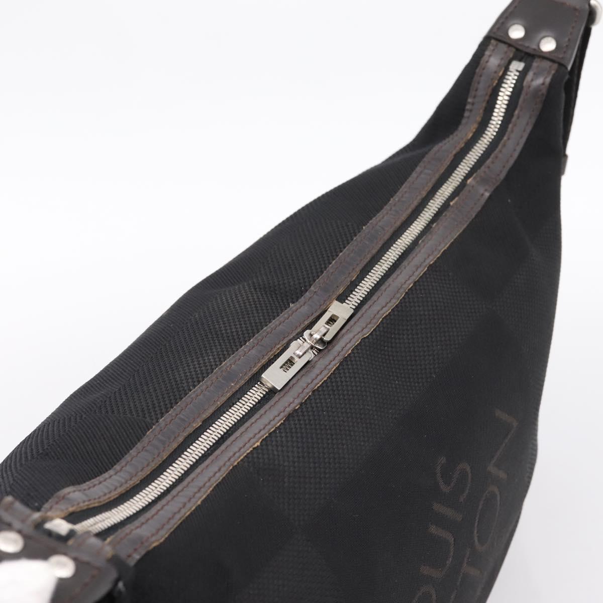 LOUIS VUITTON Damier Geant Explorateur Shoulder Bag Black M93616 LV Auth 200910A