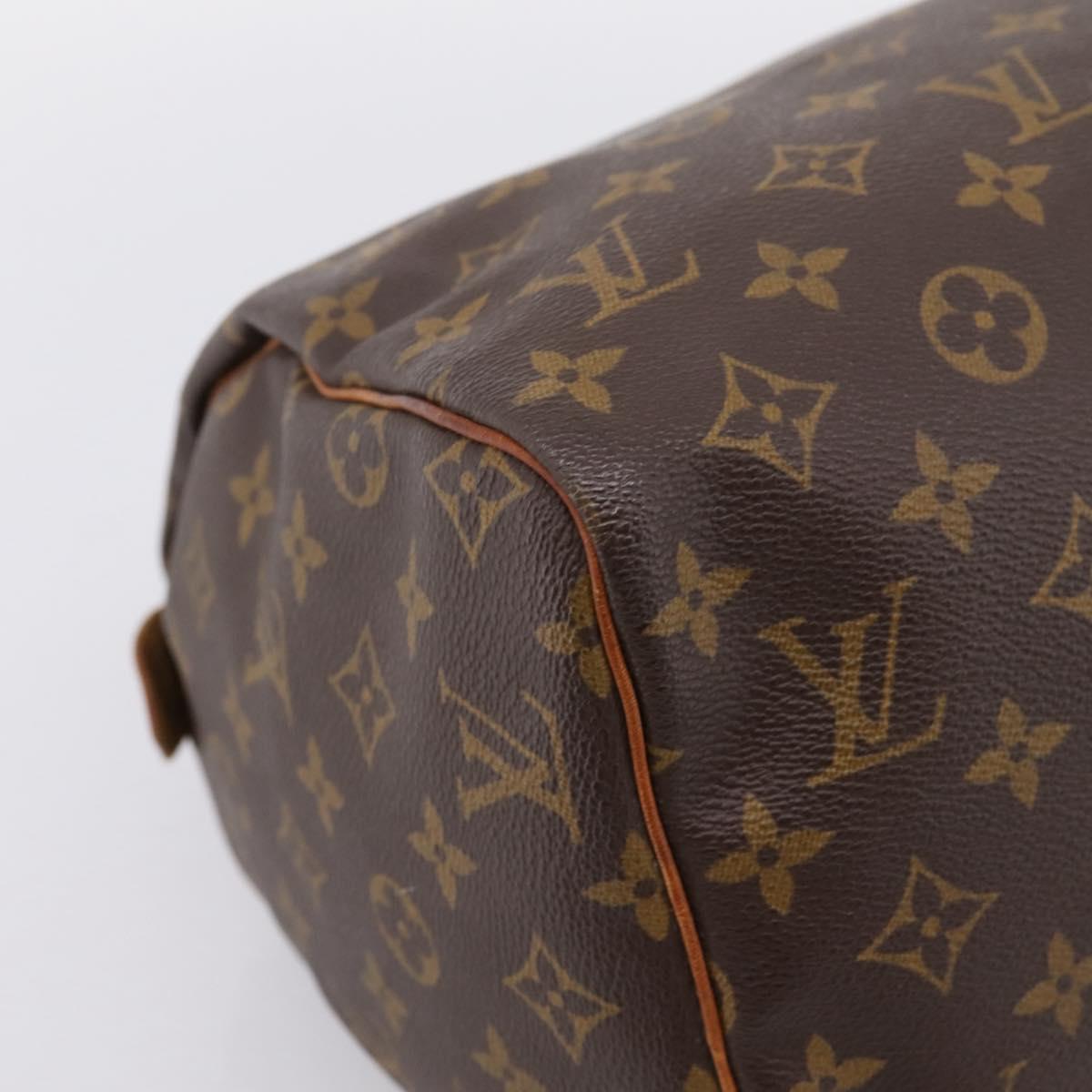 LOUIS VUITTON Monogram Speedy 30 Hand Bag M41526 LV Auth 200911A