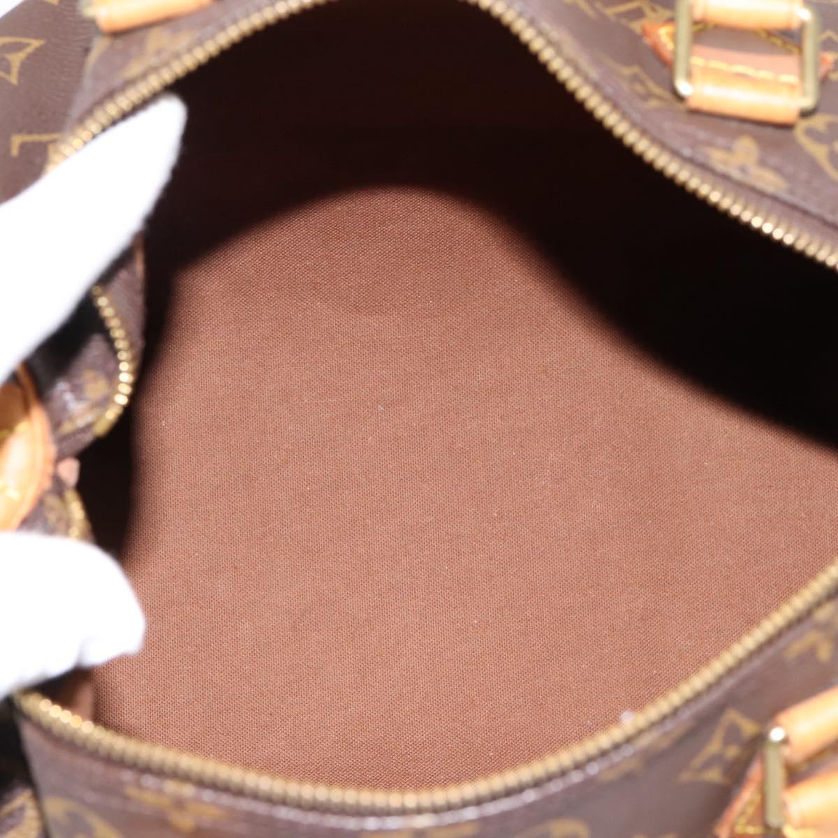 LOUIS VUITTON Monogram Speedy 30 Hand Bag M41526 LV Auth 200911A