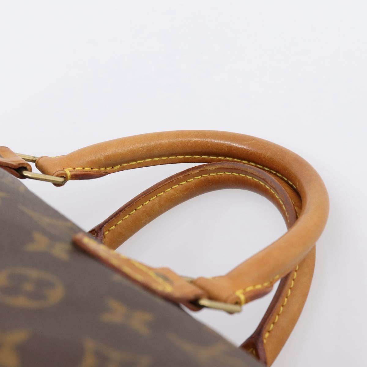 LOUIS VUITTON Monogram Speedy 30 Hand Bag M41526 LV Auth 200911A