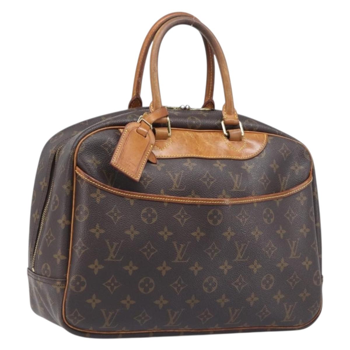 LOUIS VUITTON Monogram Deauville Hand Bag M47270 LV Auth 200912