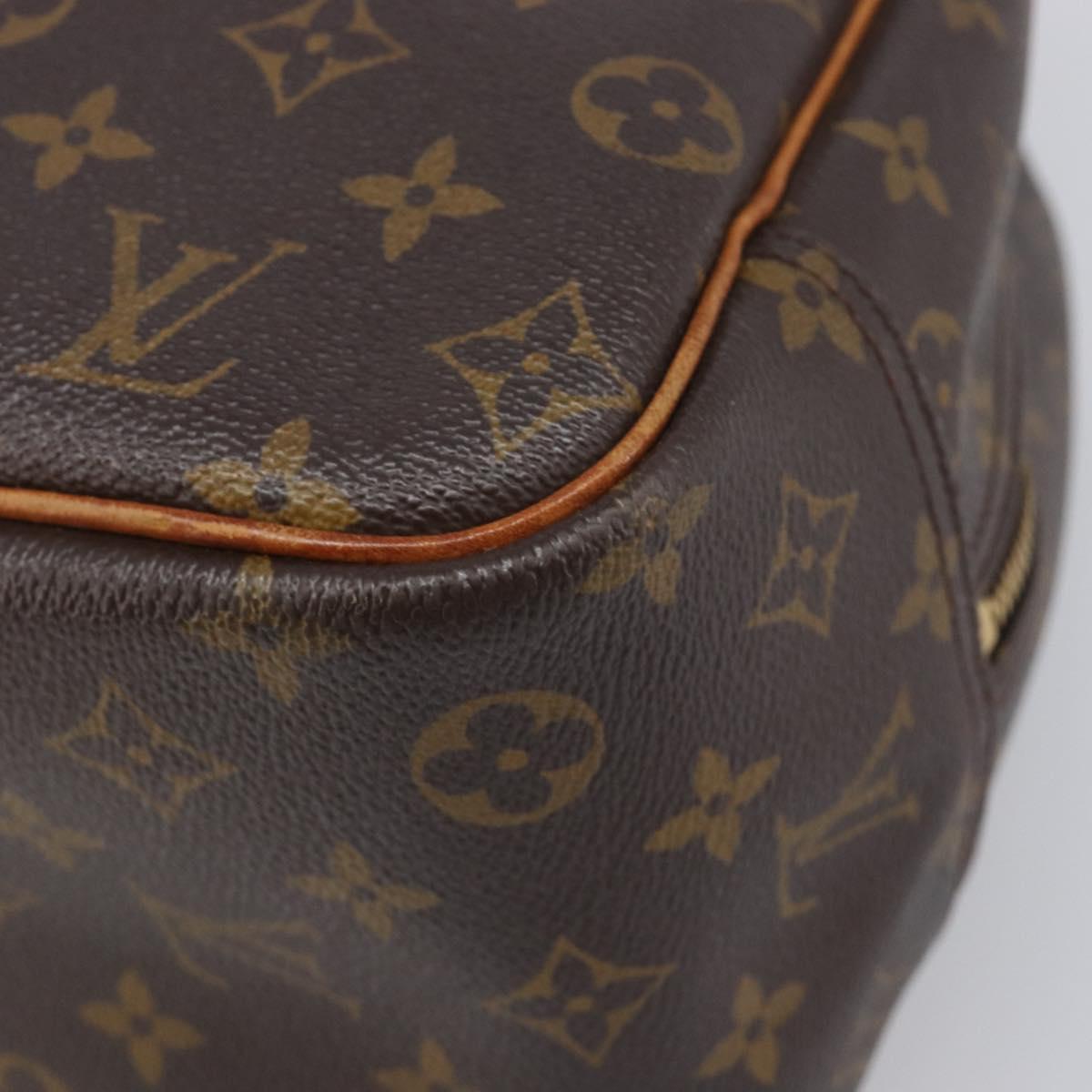 LOUIS VUITTON Monogram Deauville Hand Bag M47270 LV Auth 200912