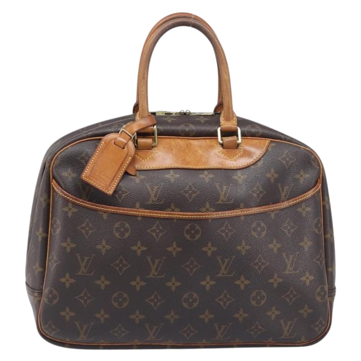 LOUIS VUITTON Monogram Deauville Hand Bag M47270 LV Auth 200912