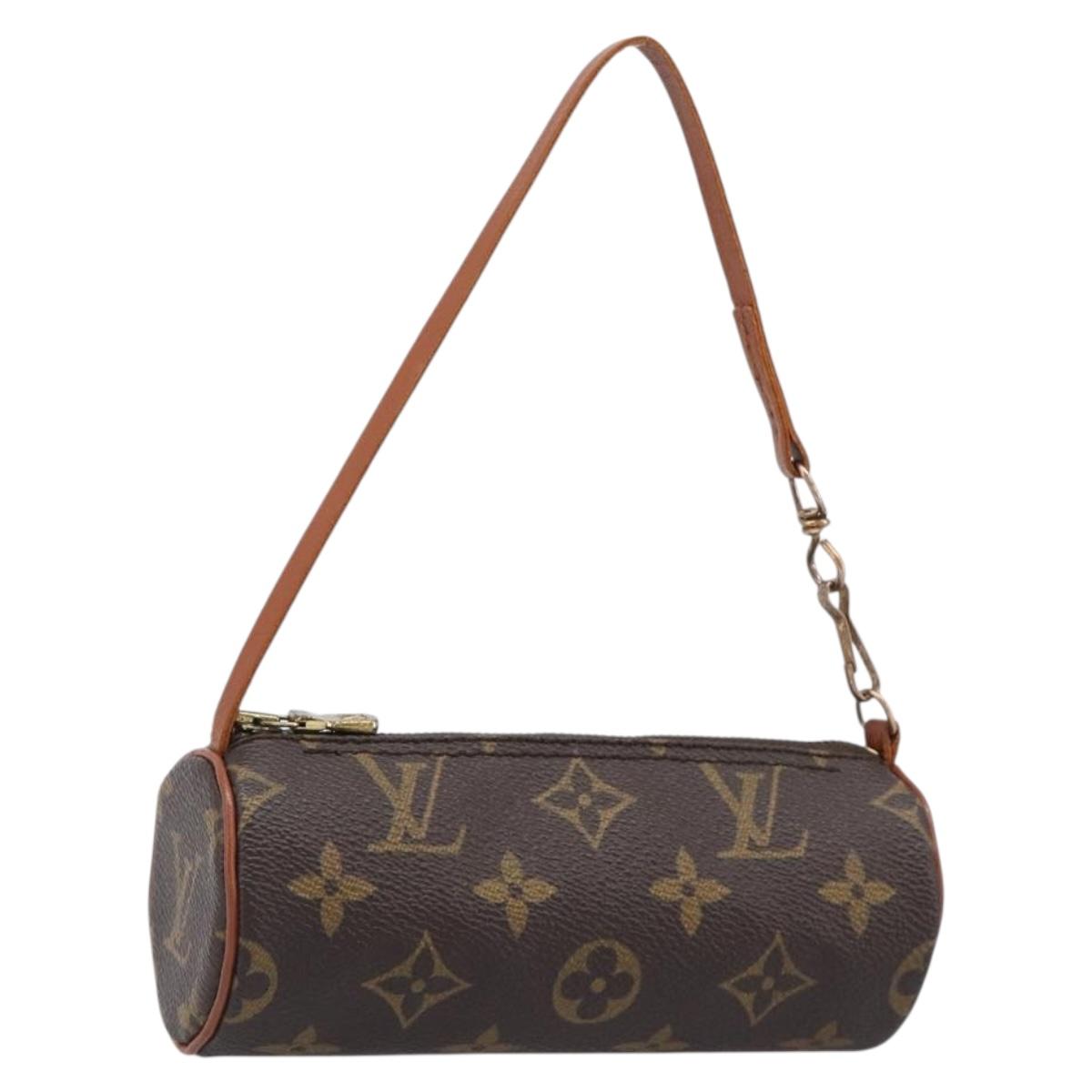 LOUIS VUITTON Monogram Papillon Pouch LV Auth 200931A