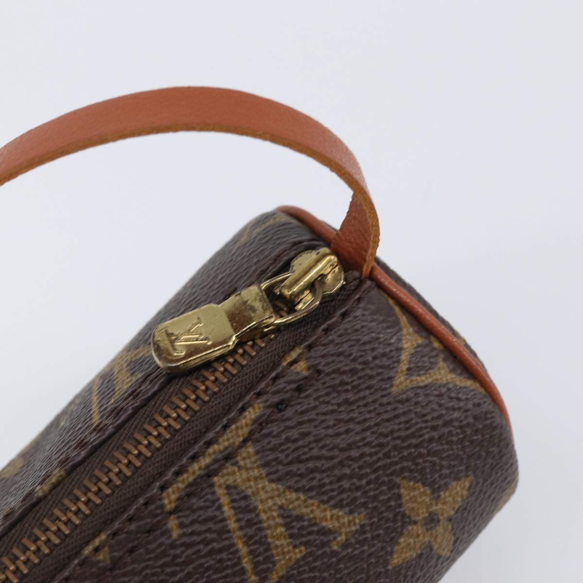LOUIS VUITTON Monogram Papillon Pouch LV Auth 200931A