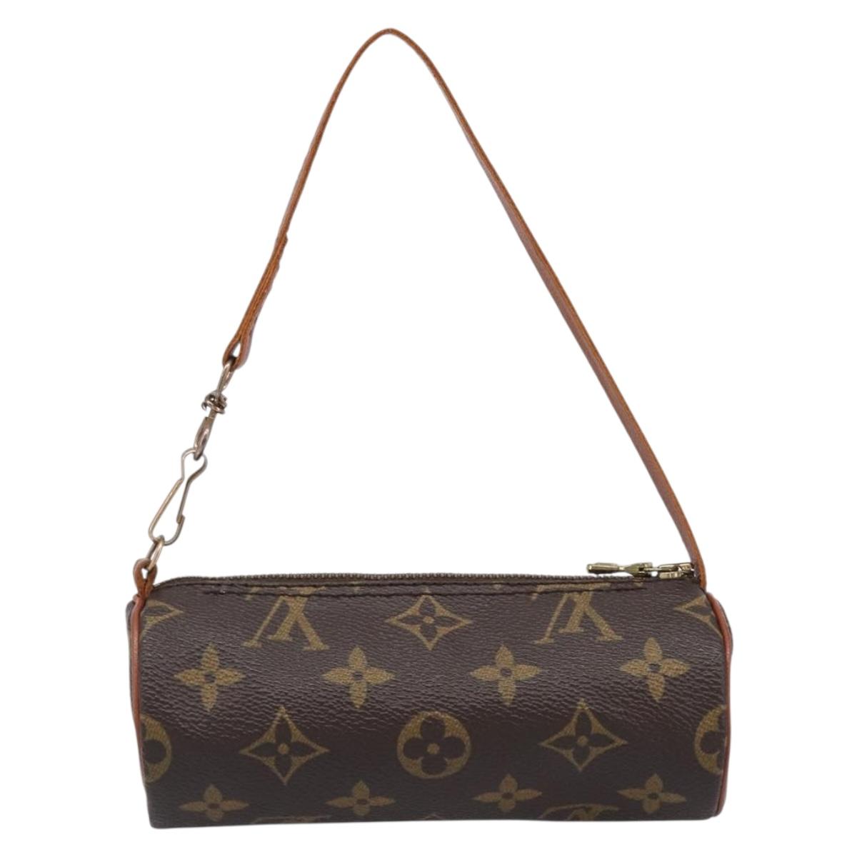 LOUIS VUITTON Monogram Papillon Pouch LV Auth 200931A