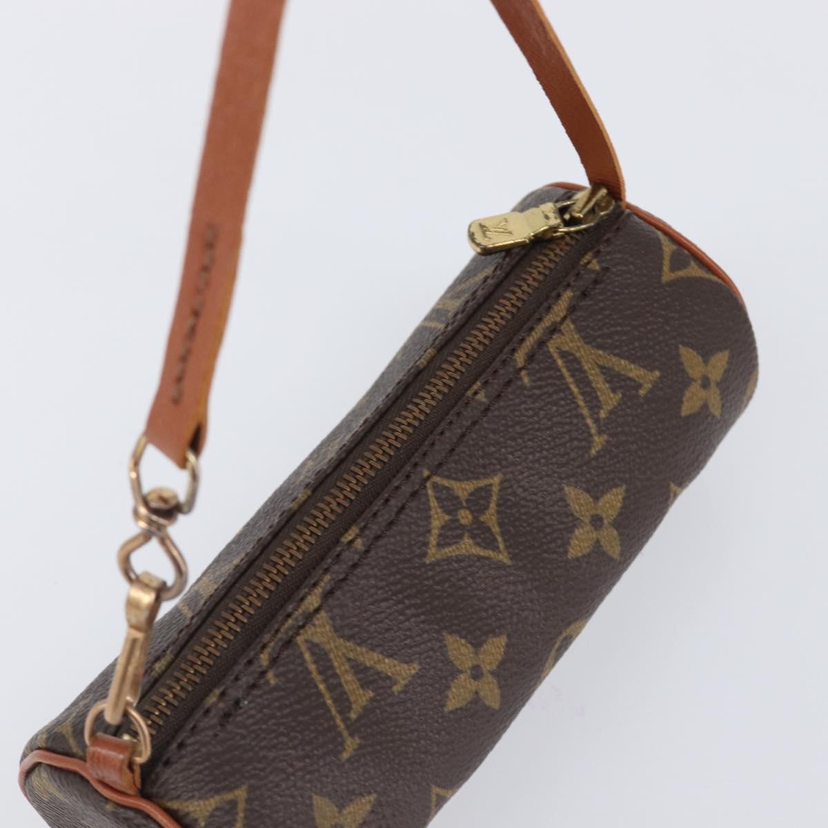 LOUIS VUITTON Monogram Papillon Pouch LV Auth 200931A