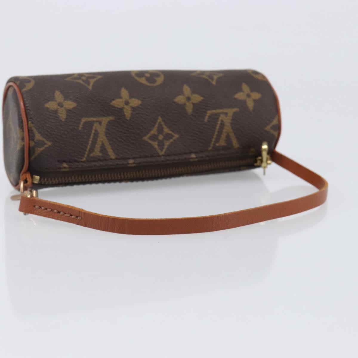 LOUIS VUITTON Monogram Papillon Pouch LV Auth 200931A