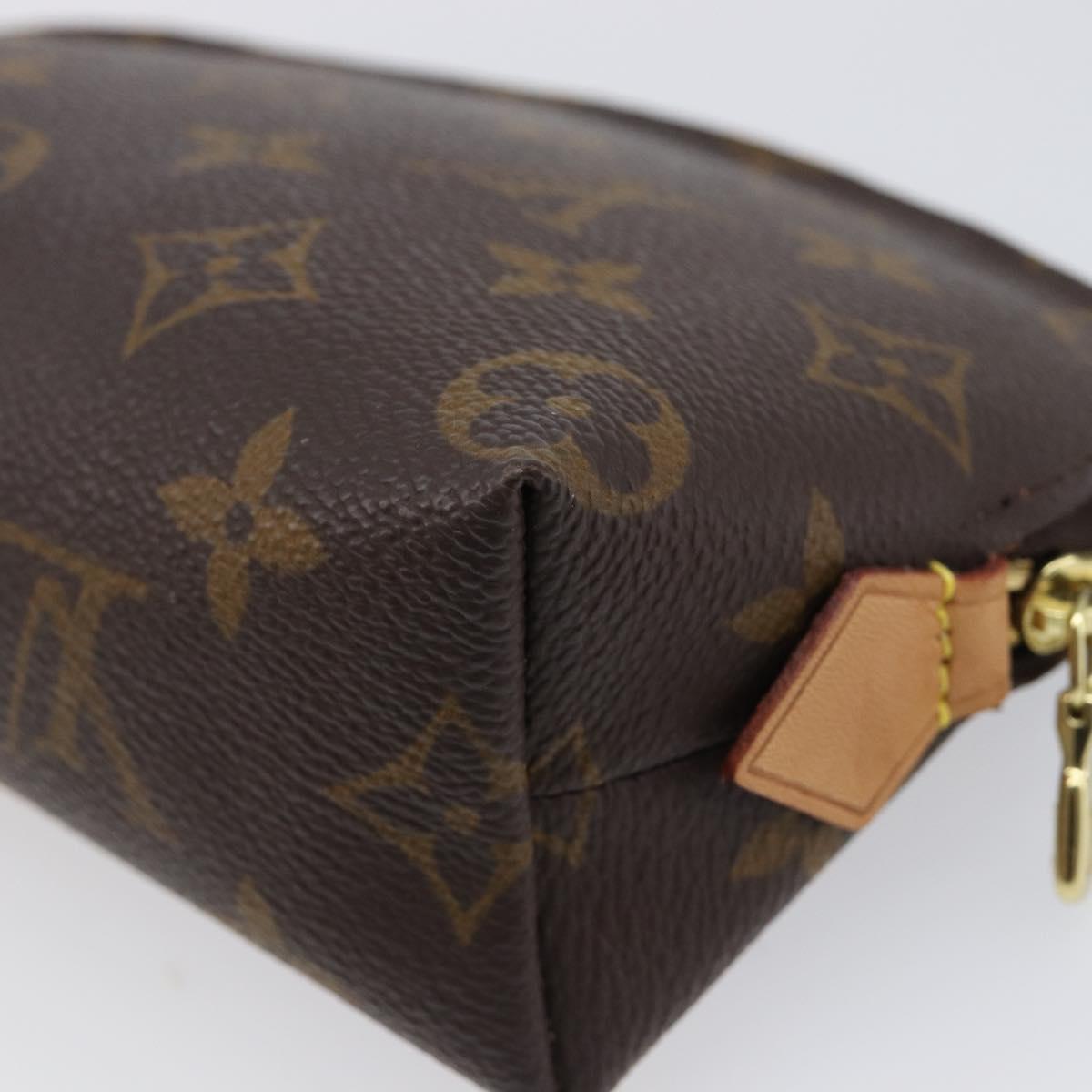 LOUIS VUITTON Monogram Pochette Cosmetic PM Pouch M43998 LV Auth 200932