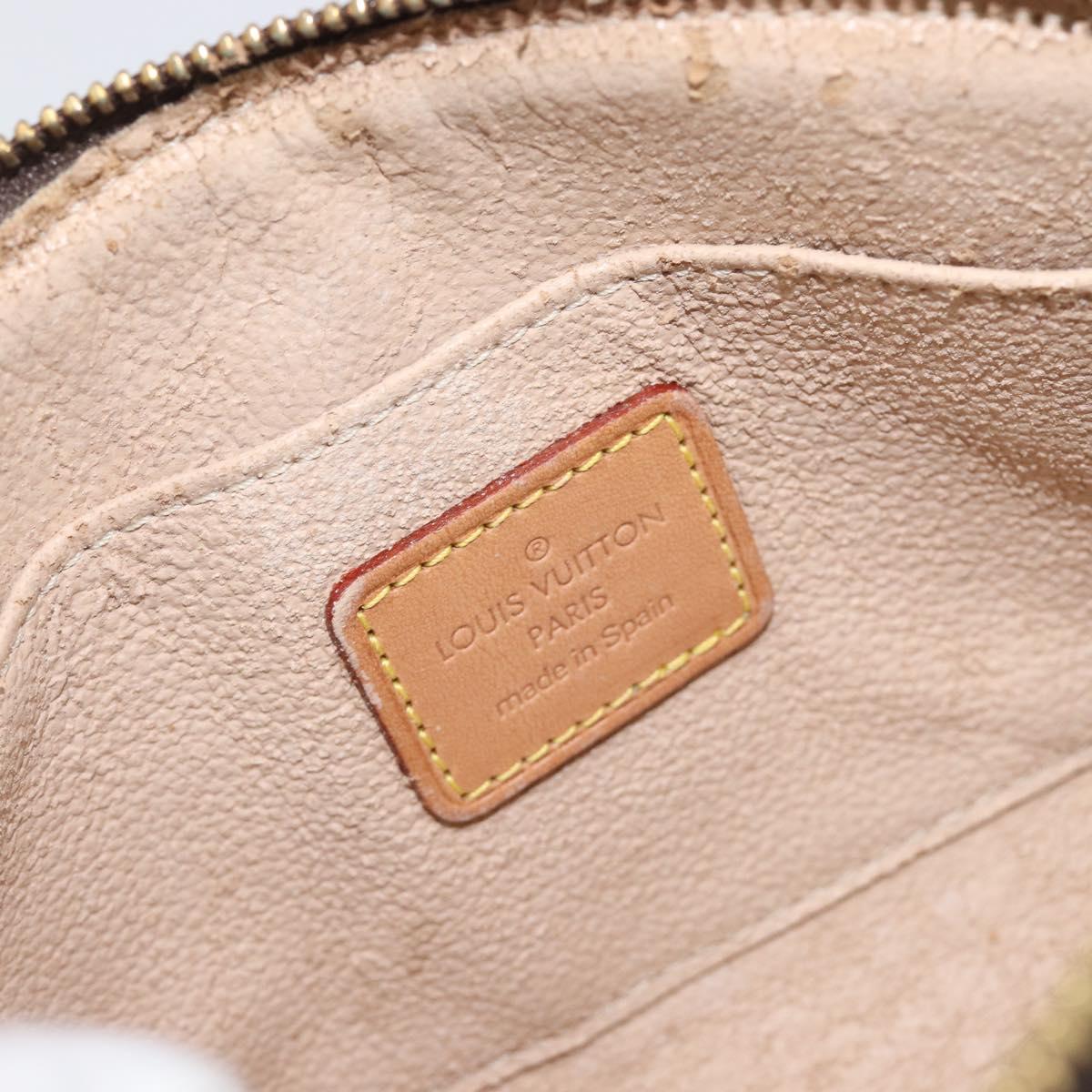 LOUIS VUITTON Monogram Pochette Cosmetic PM Pouch M43998 LV Auth 200932