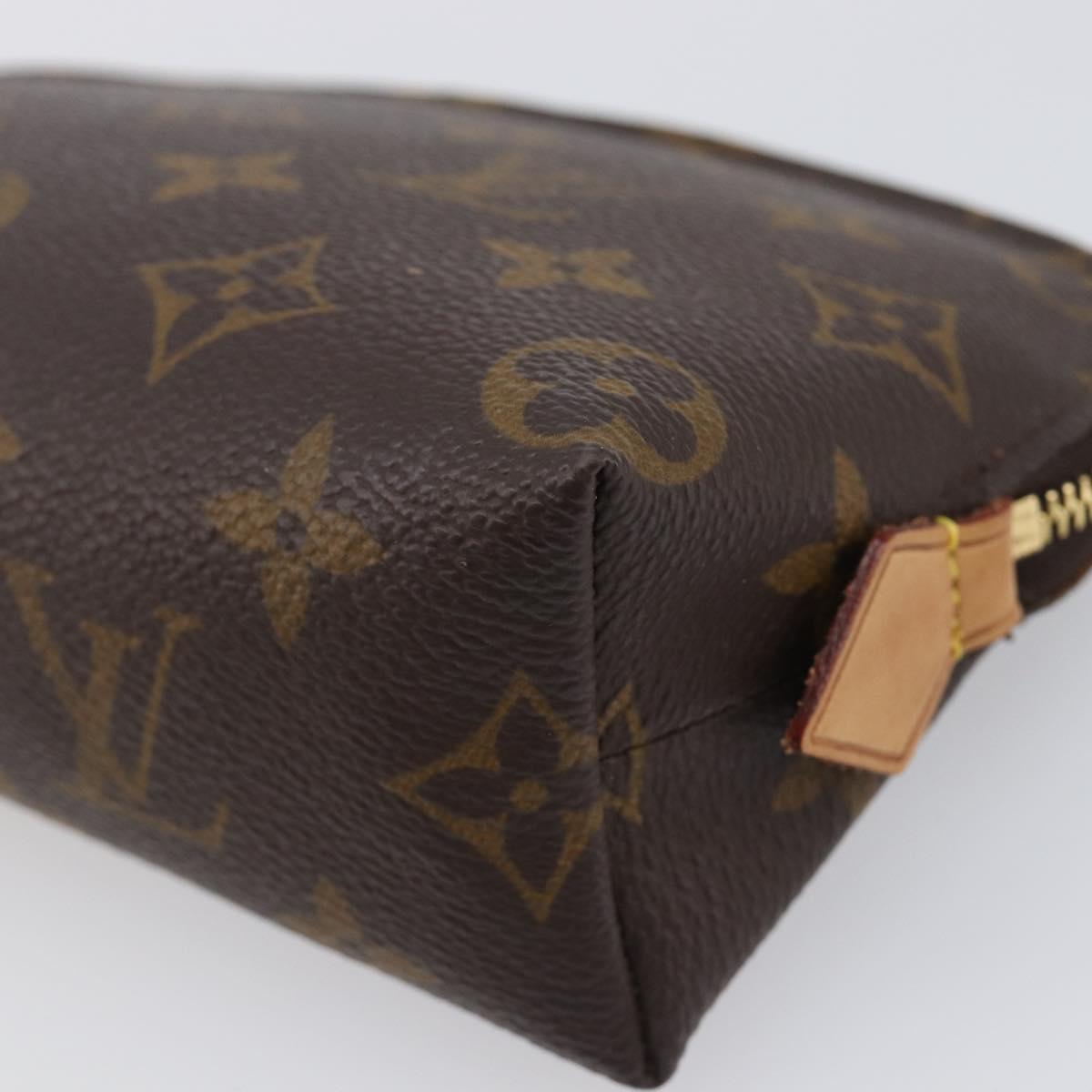 LOUIS VUITTON Monogram Pochette Cosmetic PM Pouch M43998 LV Auth 200932