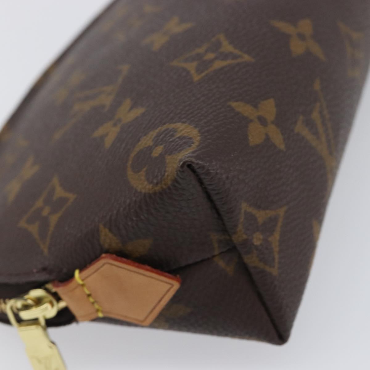 LOUIS VUITTON Monogram Pochette Cosmetic PM Pouch M43998 LV Auth 200932