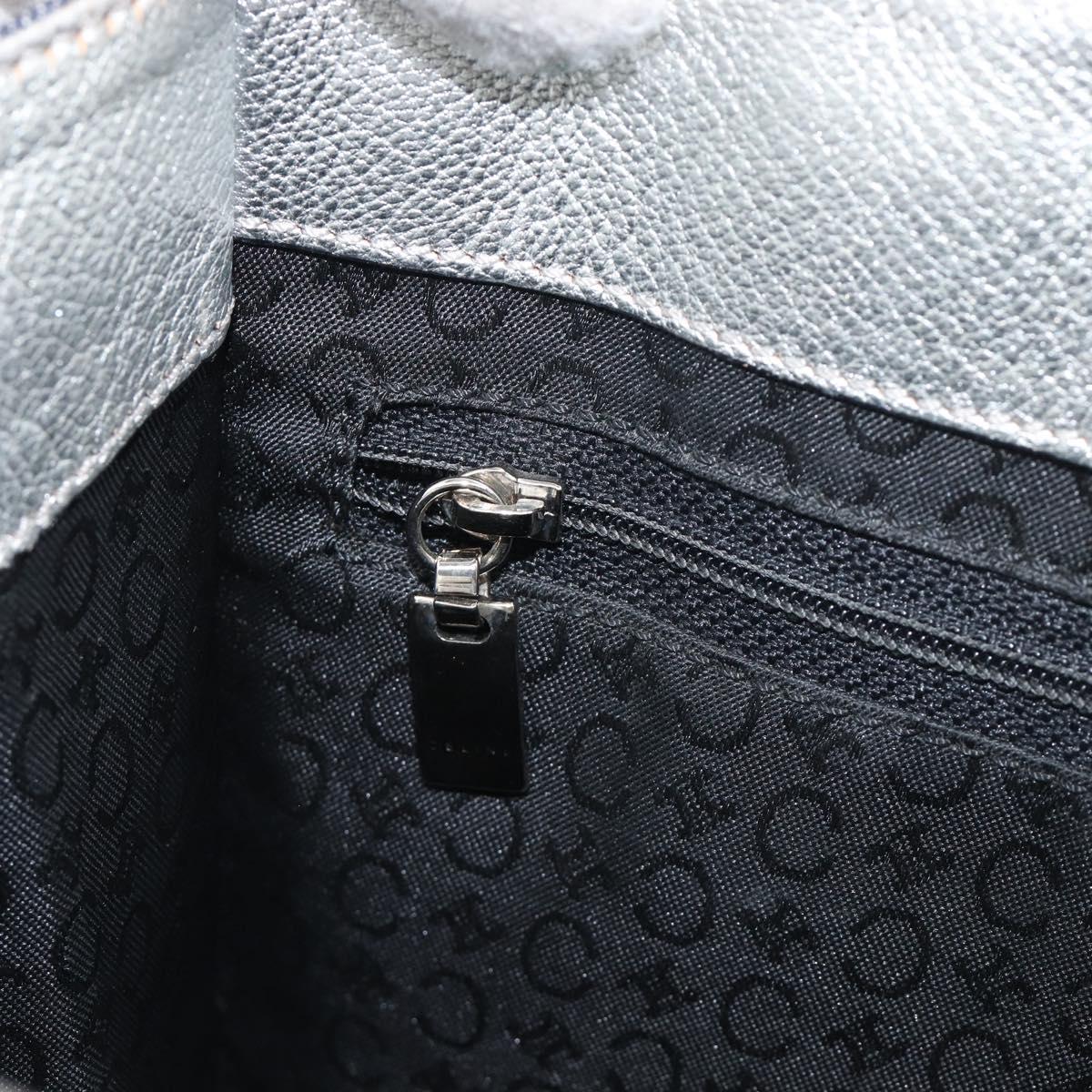 CELINE C Macadam Canvas Hand Bag Navy Auth 200940A