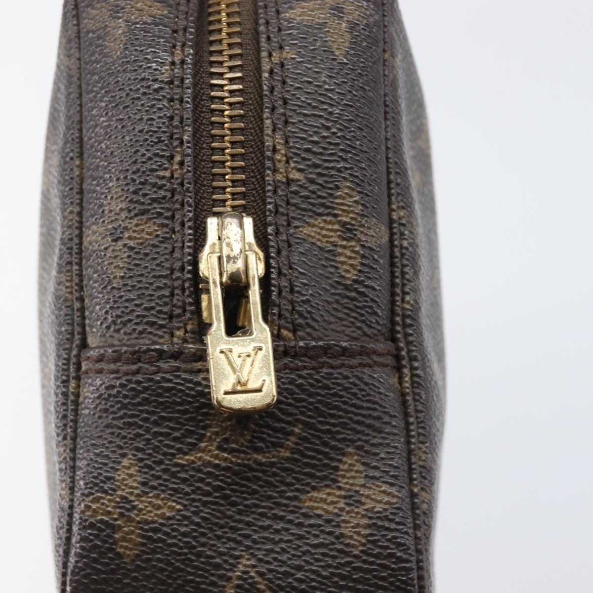 LOUIS VUITTON Monogram Trousse Toilette 23 Clutch Bag M47524 LV Auth 200942
