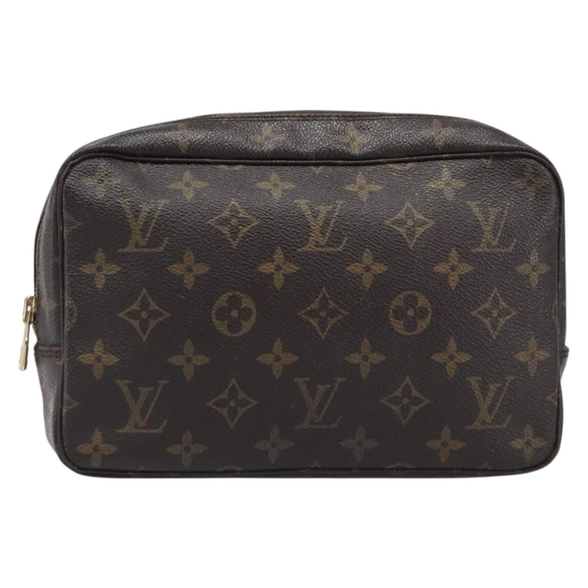 LOUIS VUITTON Monogram Trousse Toilette 23 Clutch Bag M47524 LV Auth 200942