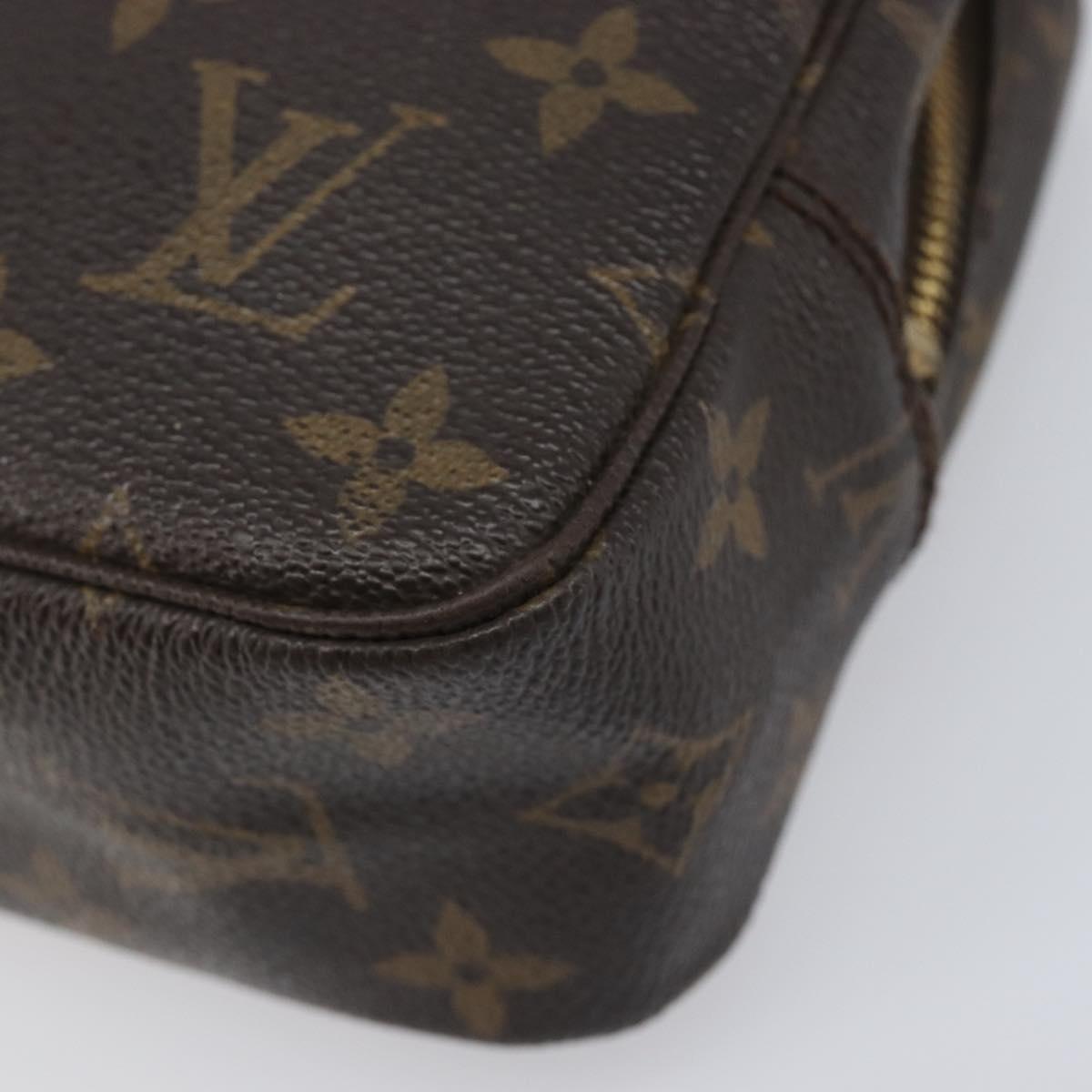 LOUIS VUITTON Monogram Trousse Toilette 23 Clutch Bag M47524 LV Auth 200942