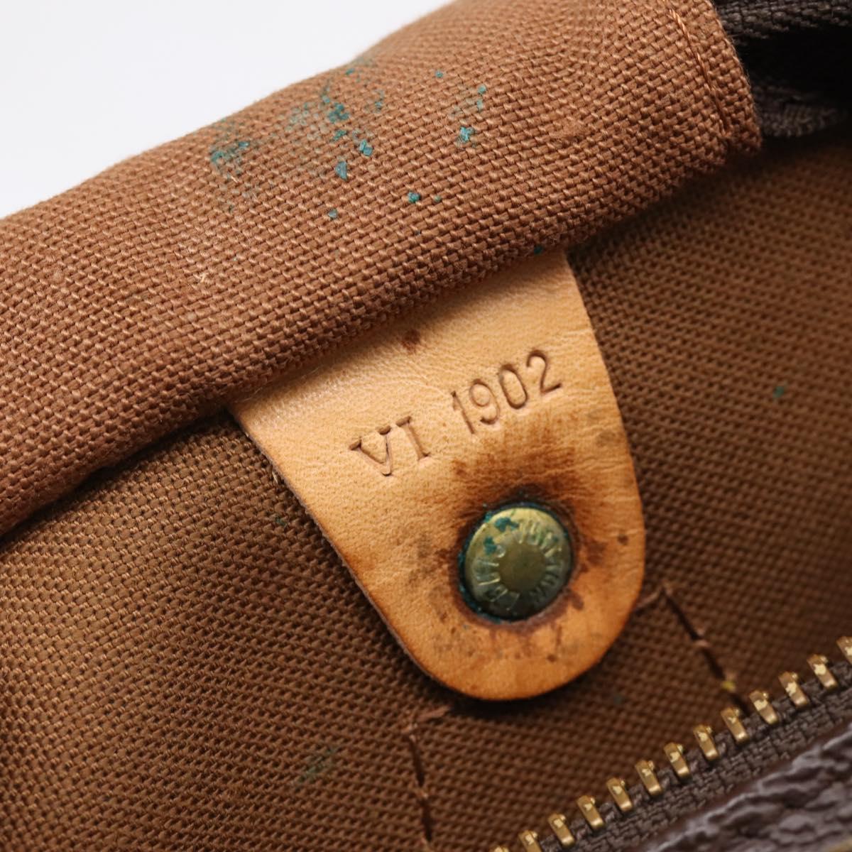 LOUIS VUITTON Monogram Speedy 30 Hand Bag M41526 LV Auth 200954V