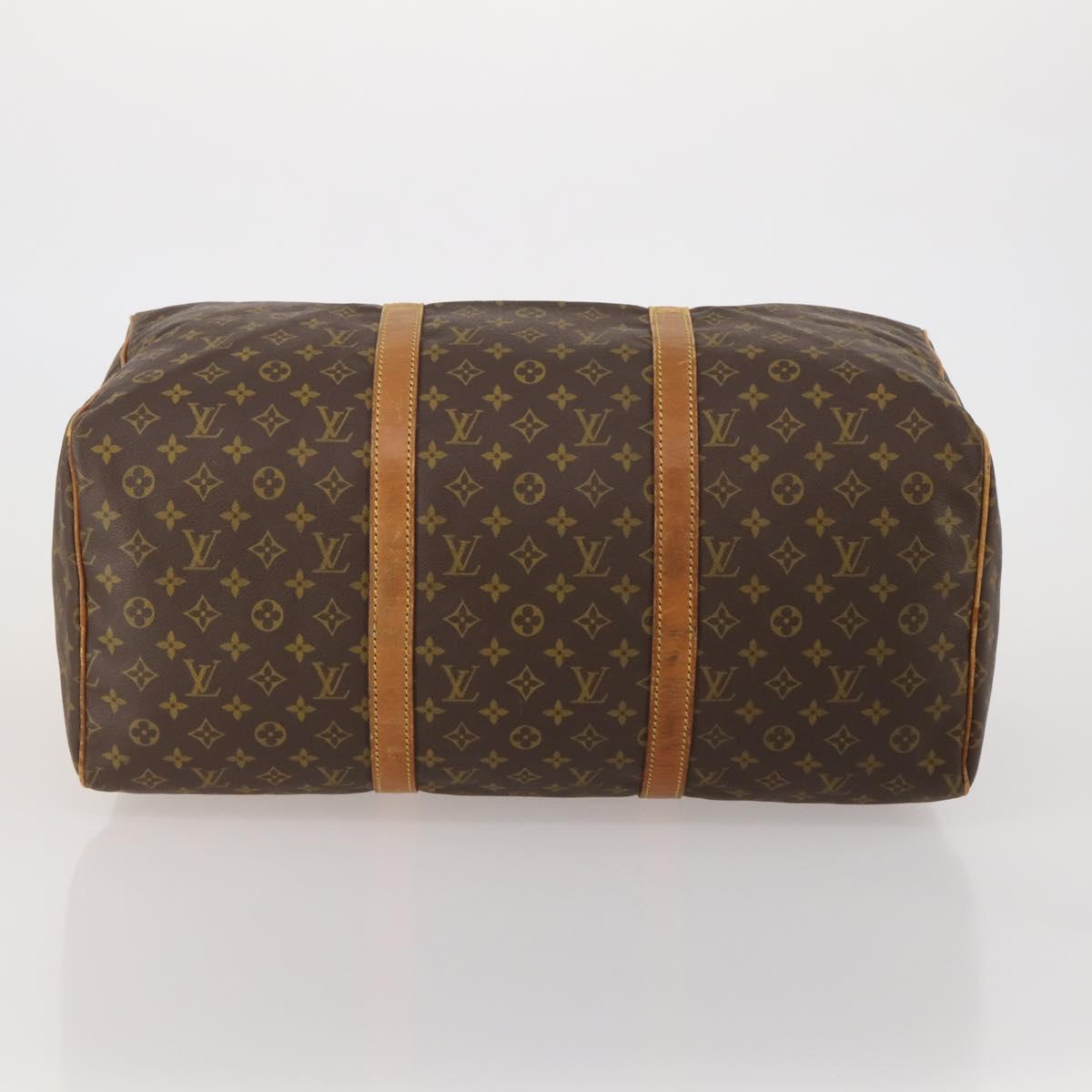 LOUIS VUITTON Monogram Sac Souple 55 Boston Bag M41622 LV Auth 200969
