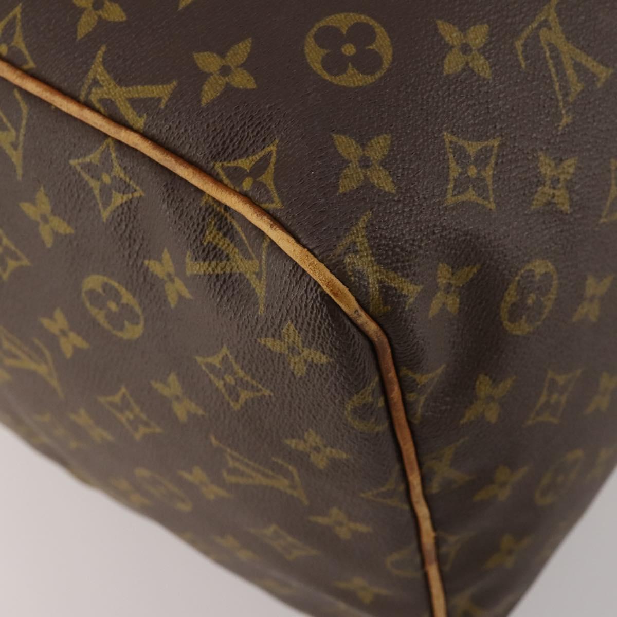 LOUIS VUITTON Monogram Sac Souple 55 Boston Bag M41622 LV Auth 200969
