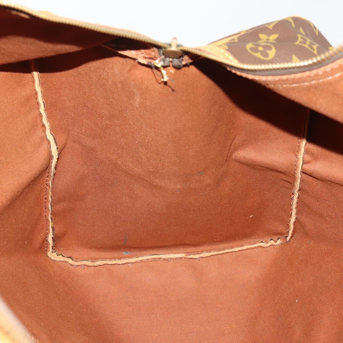 LOUIS VUITTON Monogram Sac Souple 55 Boston Bag M41622 LV Auth 200969