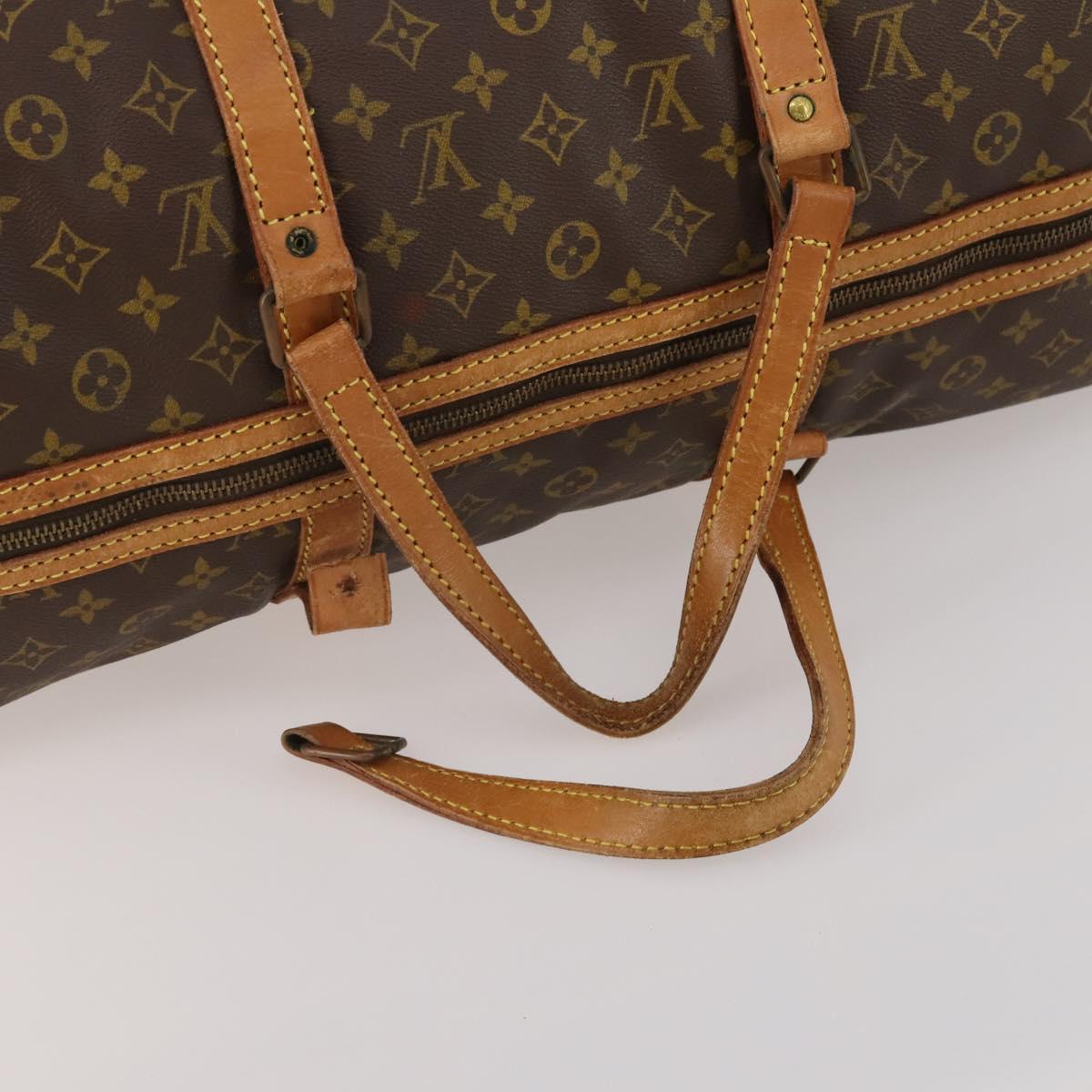 LOUIS VUITTON Monogram Sac Souple 55 Boston Bag M41622 LV Auth 200969
