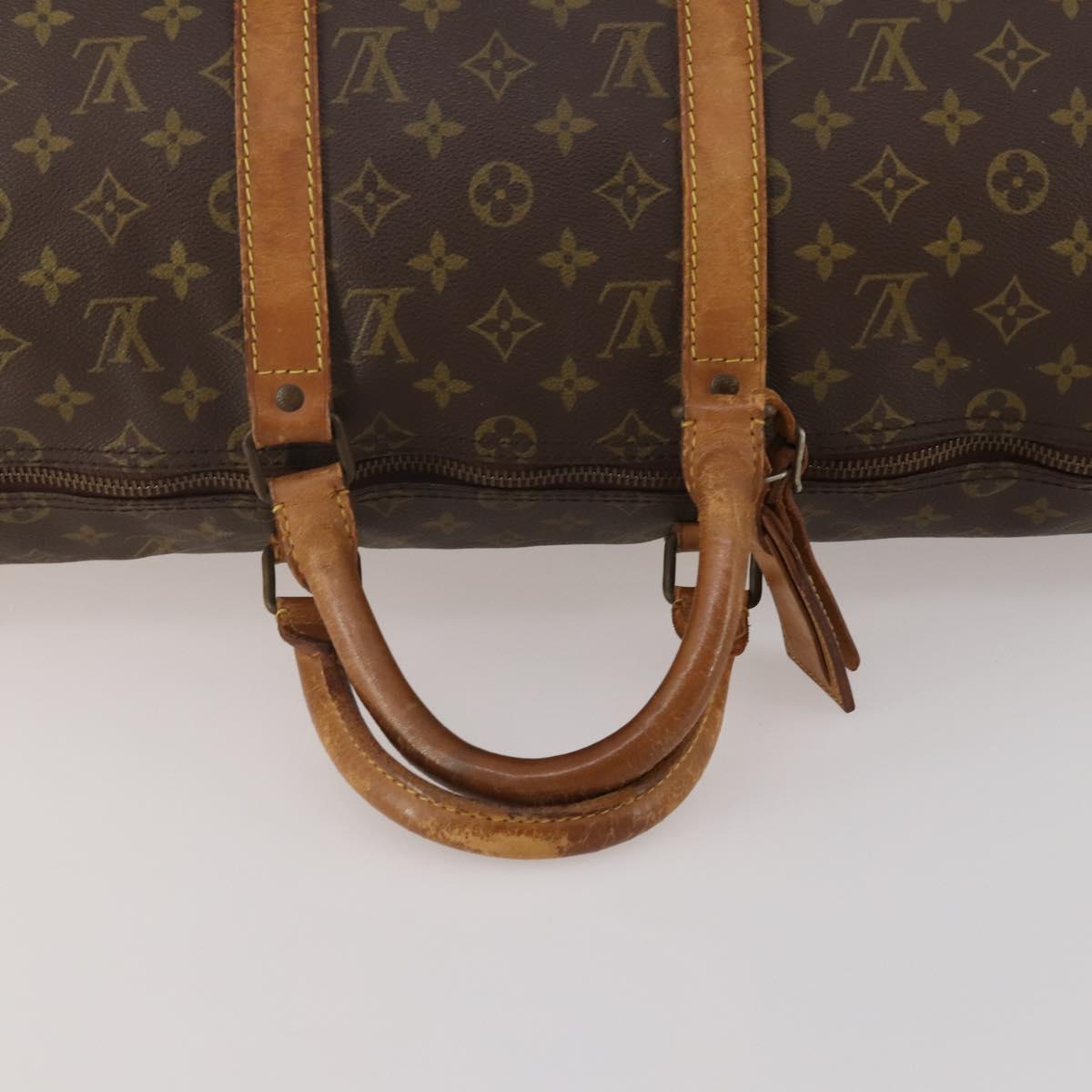 LOUIS VUITTON Monogram Keepall 50 Boston Bag Vintage M41426 LV Auth 200970
