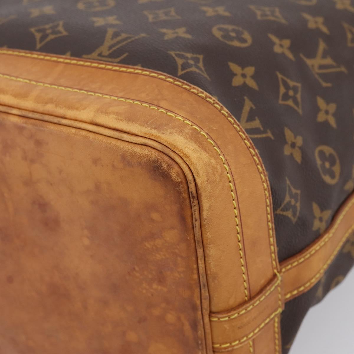 LOUIS VUITTON Monogram Noe Shoulder Bag M42224 LV Auth 200976