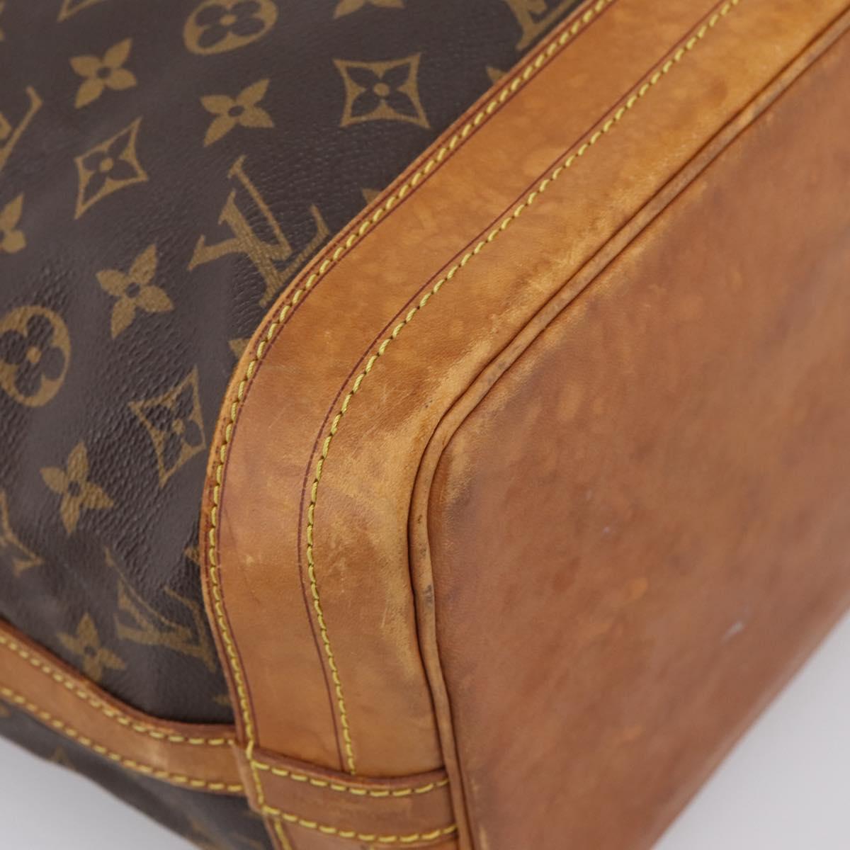 LOUIS VUITTON Monogram Noe Shoulder Bag M42224 LV Auth 200976