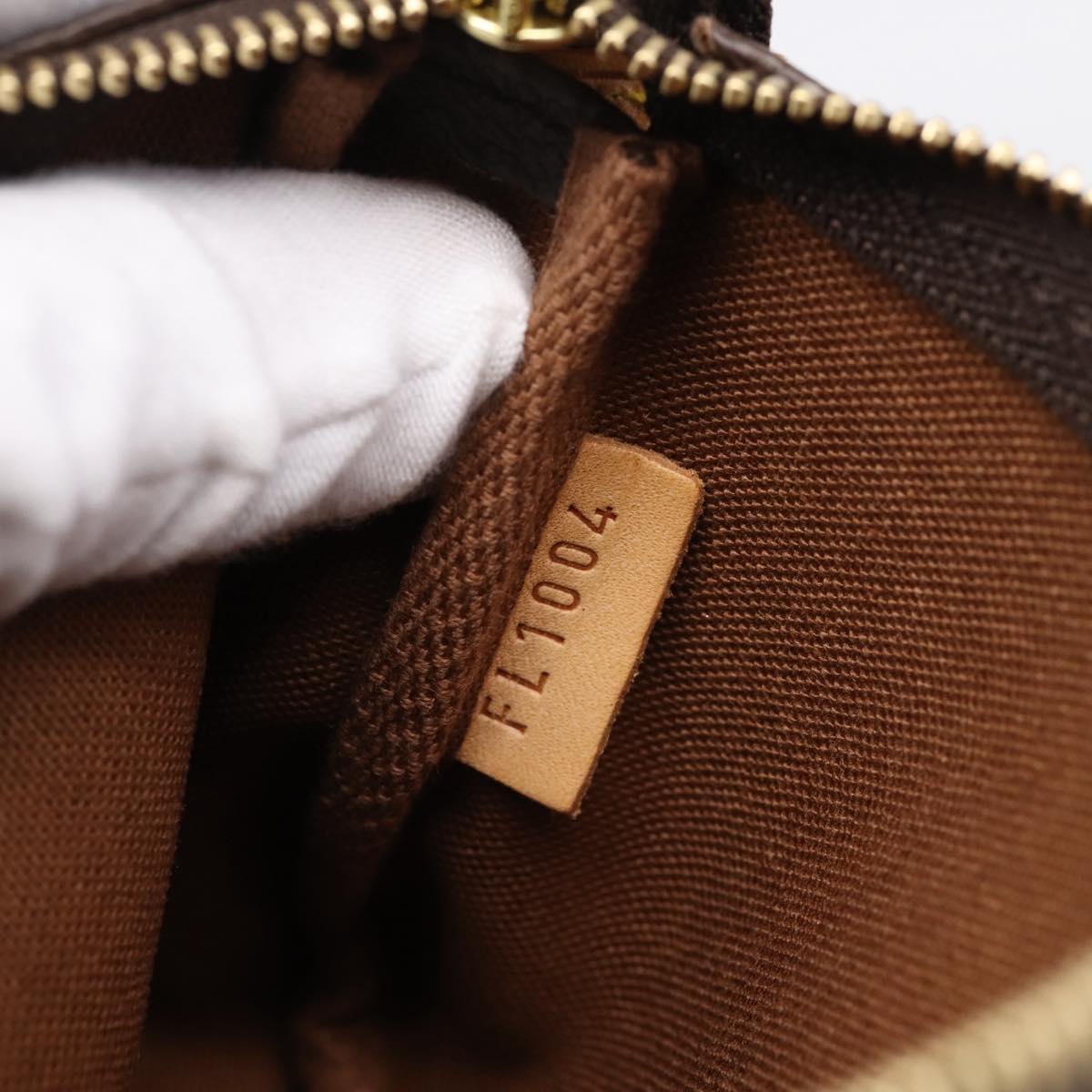 LOUIS VUITTON Monogram Mini Pochette Accessoires Pouch N41667 LV Auth 200984V