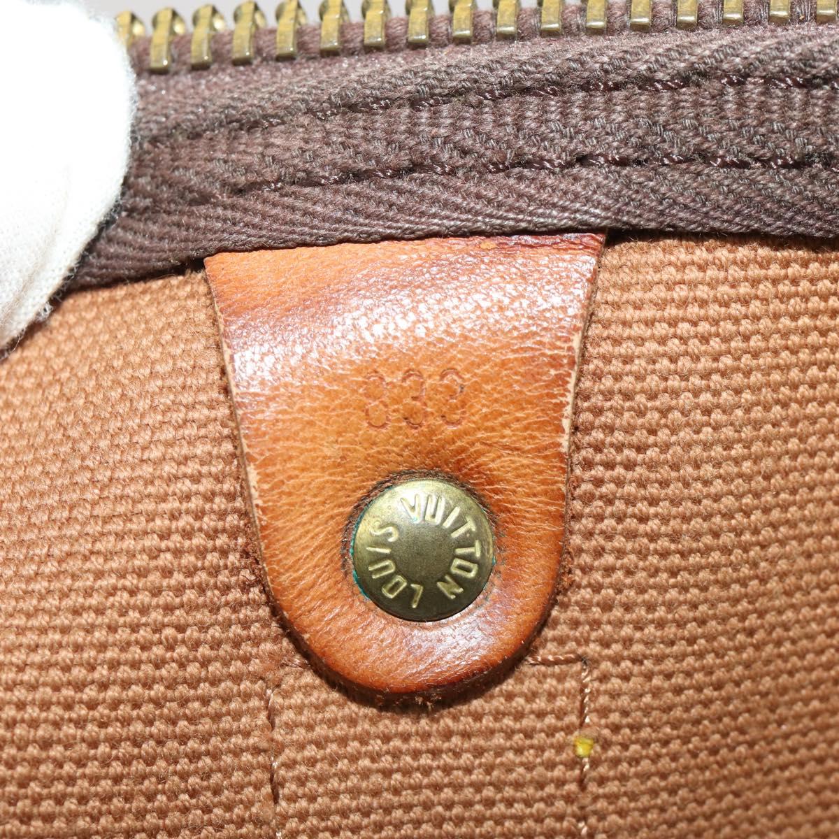 LOUIS VUITTON Monogram Keepall 55 Boston Bag Vintage M41424 LV Auth 200994
